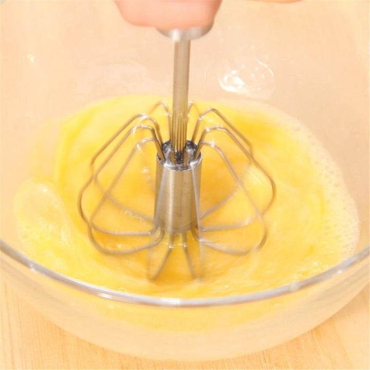 Modern kitchen tool: stainless steel whisk for easy baking and cooking