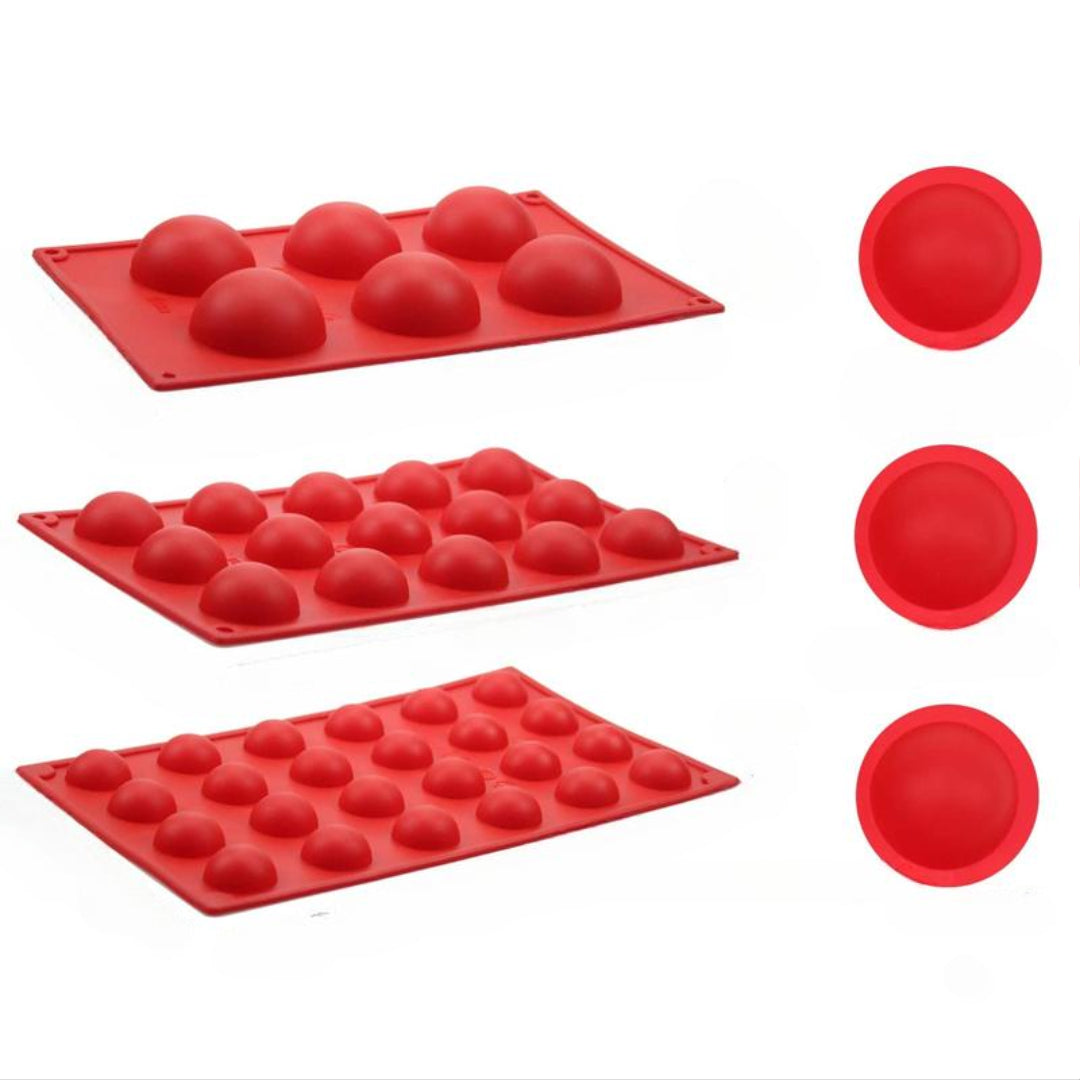 Semi Sphere Silicone Baking Mold