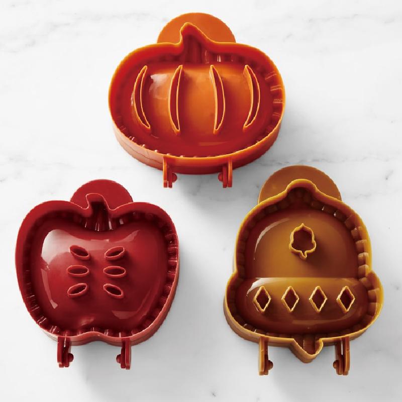 Thanksgiving baking accessory: a set of pastry hand pie molds for desserts.