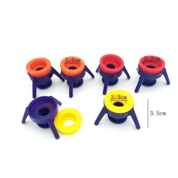 Reusable bottle emptying kit, a smart dispenser solution for kitchen and bathroom products