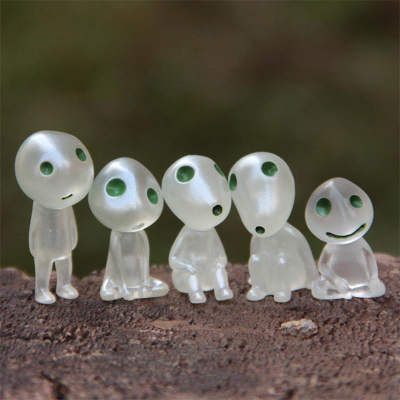 Fantasy glow-in-the-dark elves, adding an ethereal element to outdoor decor and miniature scenes