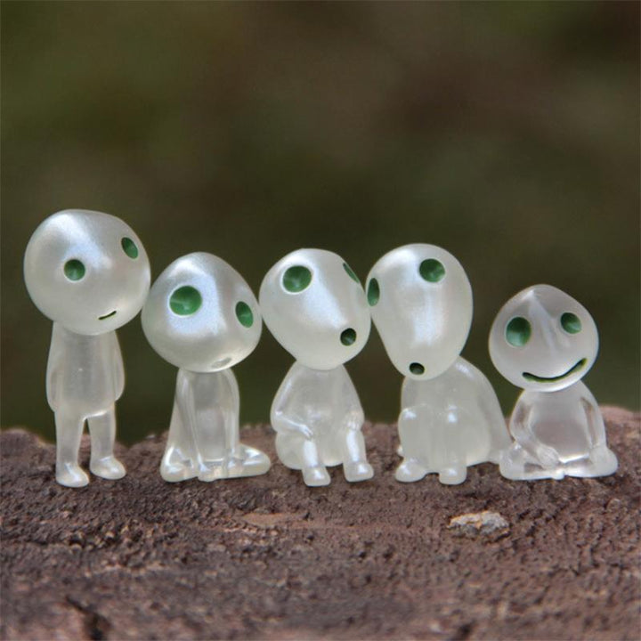 Fantasy glow-in-the-dark elves, adding an ethereal element to outdoor decor and miniature scenes