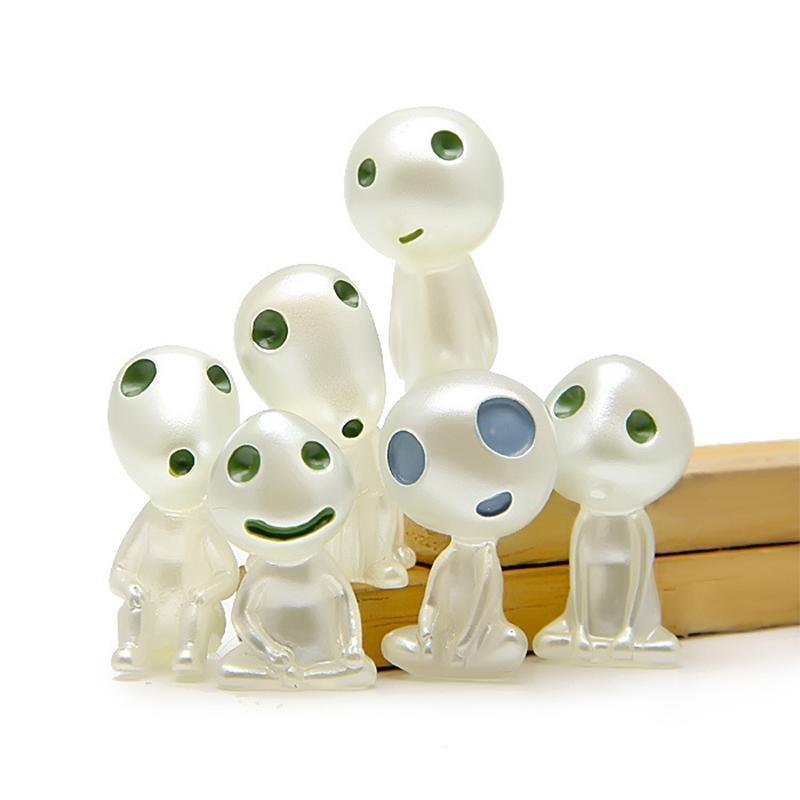 Cute glow-in-the-dark forest elves, a charming addition for any garden decor or desk accessory