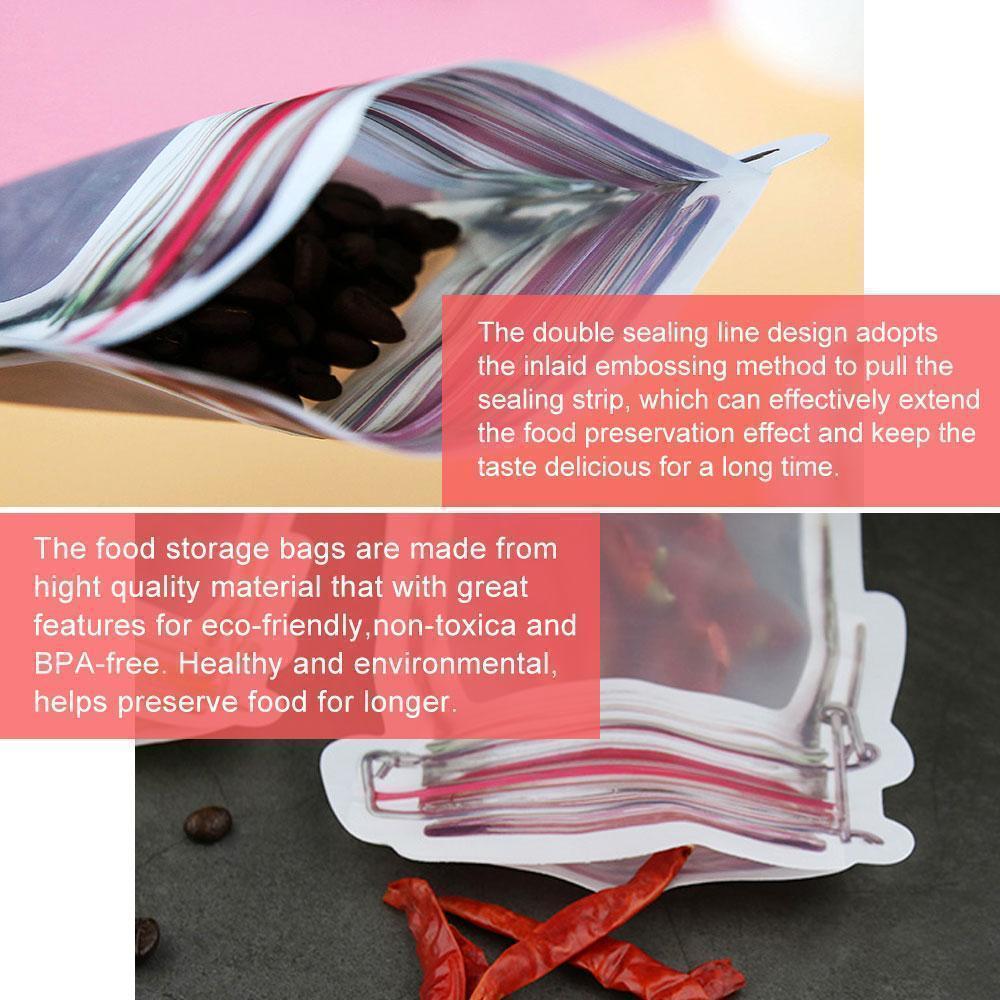 Close-up of a zippered mason jar bag, showcasing its reusable design for effective food storage and freshness.