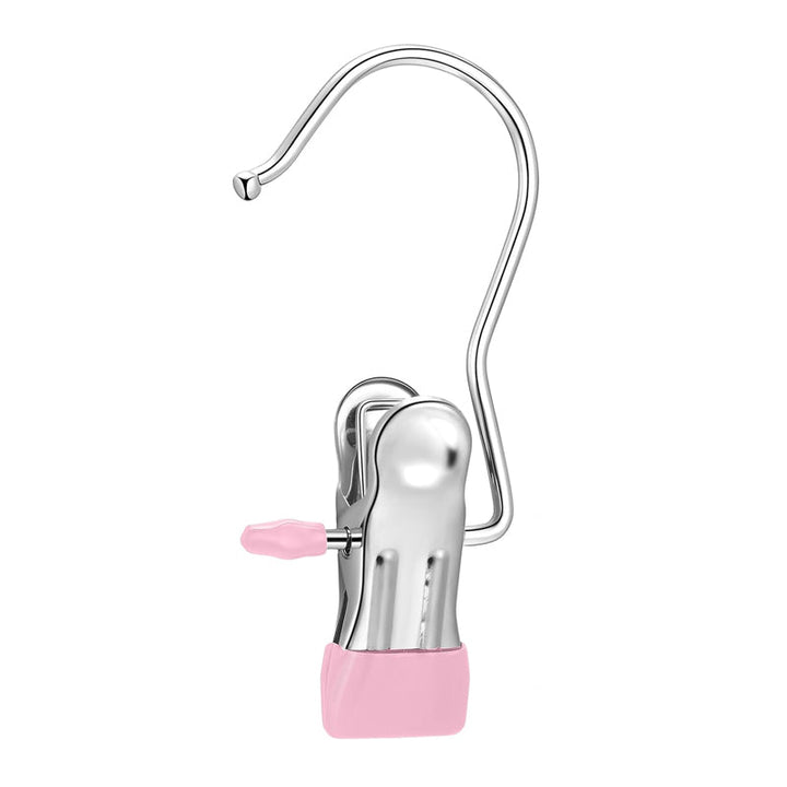 Sleek silver heavy duty clips, a stylish and practical solution for clothing organization