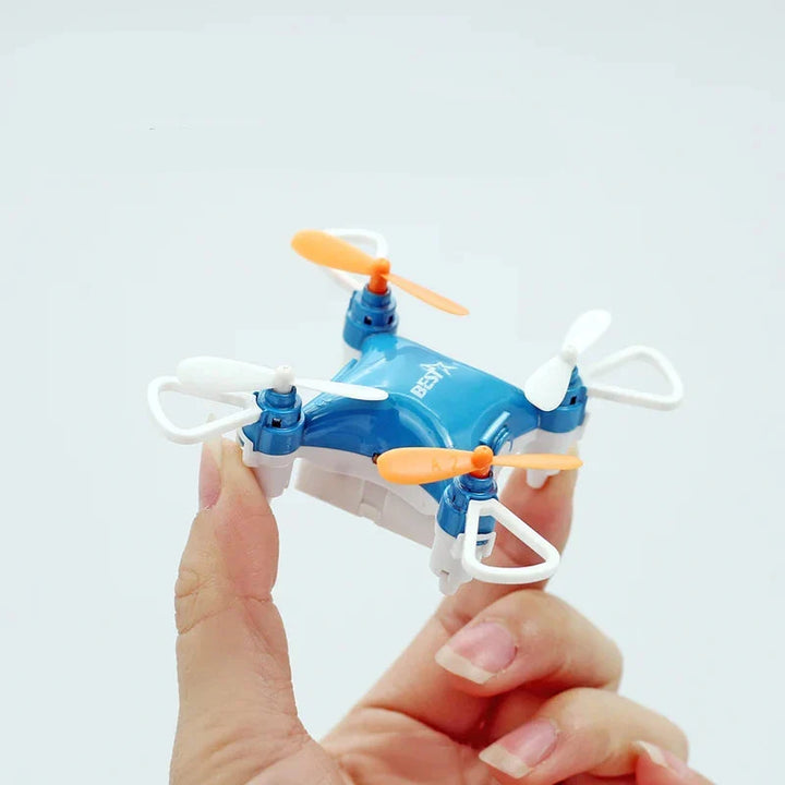 SkyPixie mini quadcopter drone toy, perfect for kids & beginners, offering easy indoor flight & fun RC experience.