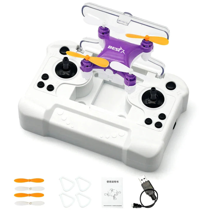 Durable SkyPixie mini drone toy for kids, a great beginner quadcopter for learning remote control flying indoors.