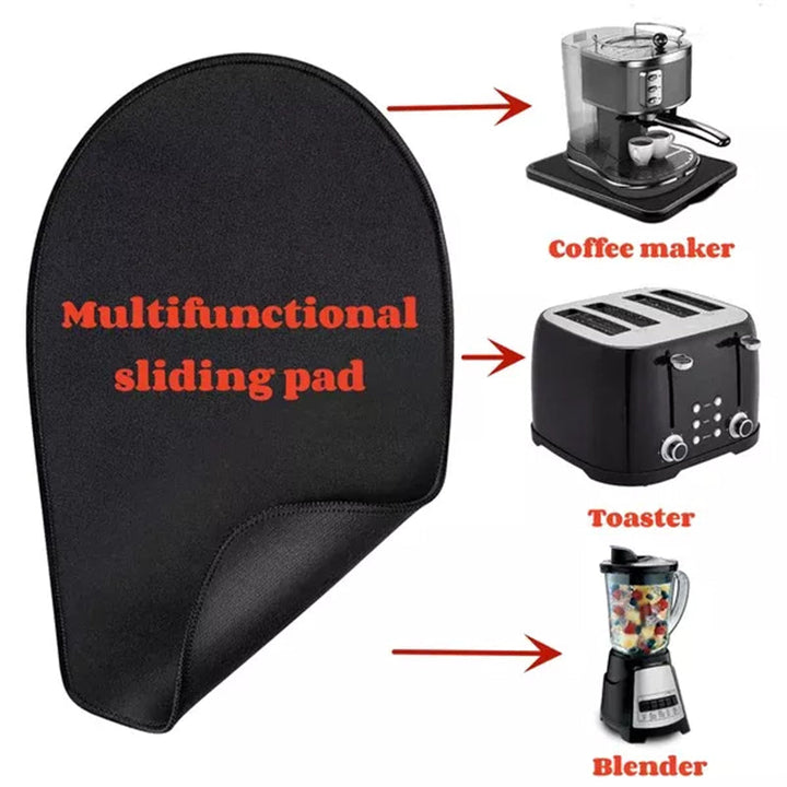Durable kitchen gadget sliding mat, protecting countertops from heavy appliances