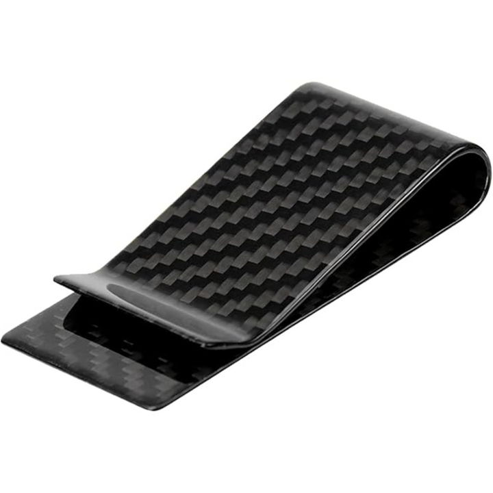 Modern men's stainless steel card holder & money clip. Ultra-slim metal wallet, durable for daily use.