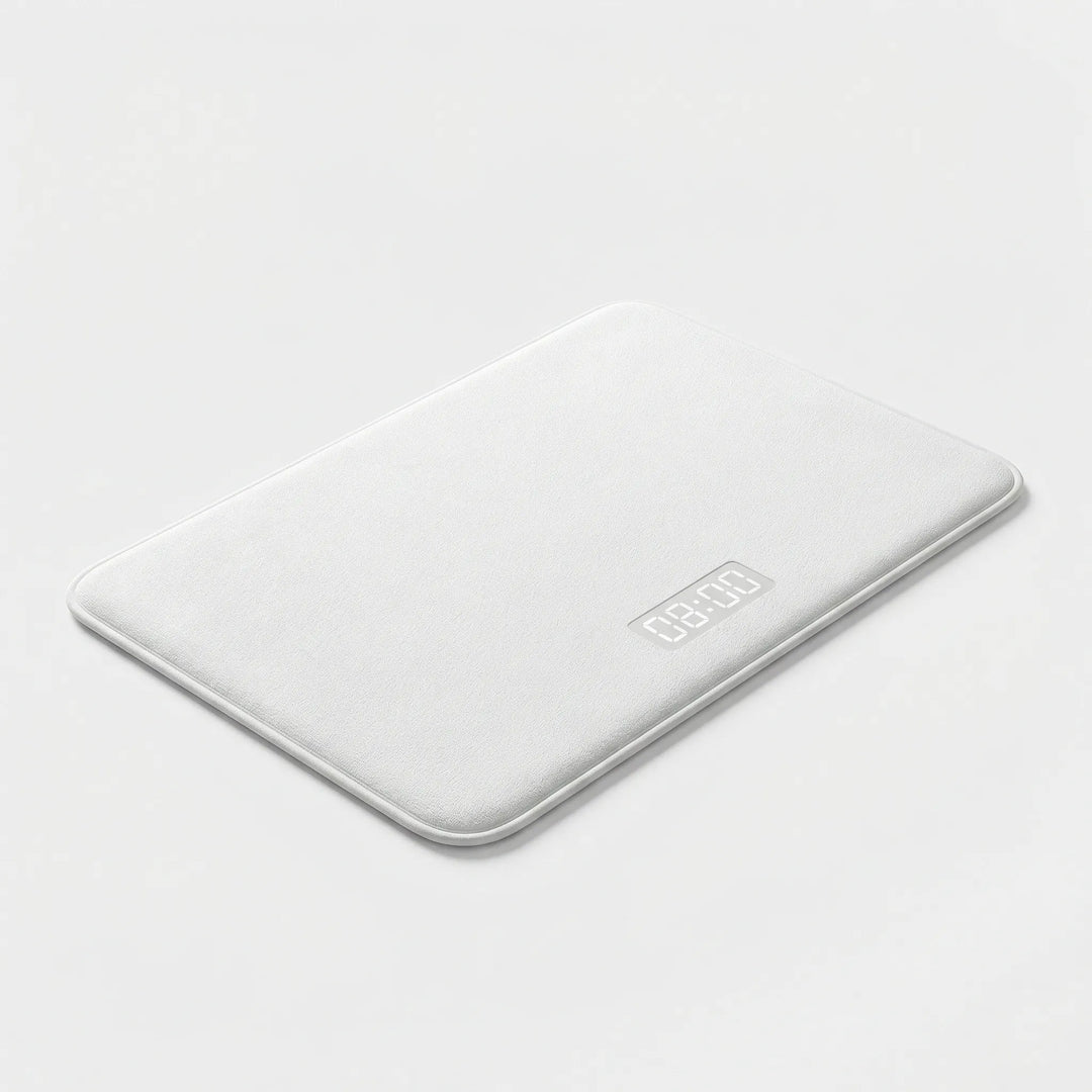 Flowique Wavy Pressure Activated Alarm Mat. A stylish statement rug that helps with your morning routine.