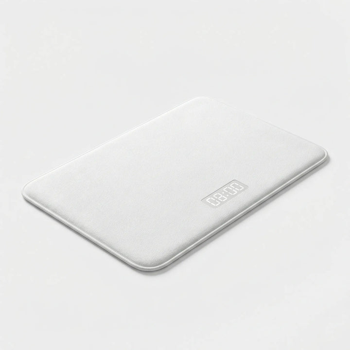 Flowique Wavy Pressure Activated Alarm Mat. A stylish statement rug that helps with your morning routine.