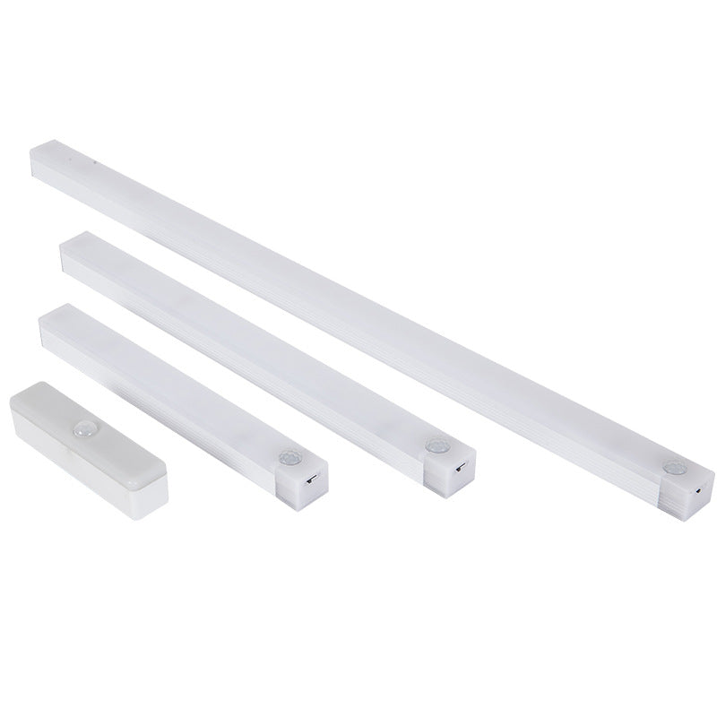 Compact under-cabinet motion sensor LED light, provides convenient illumination for dark spaces