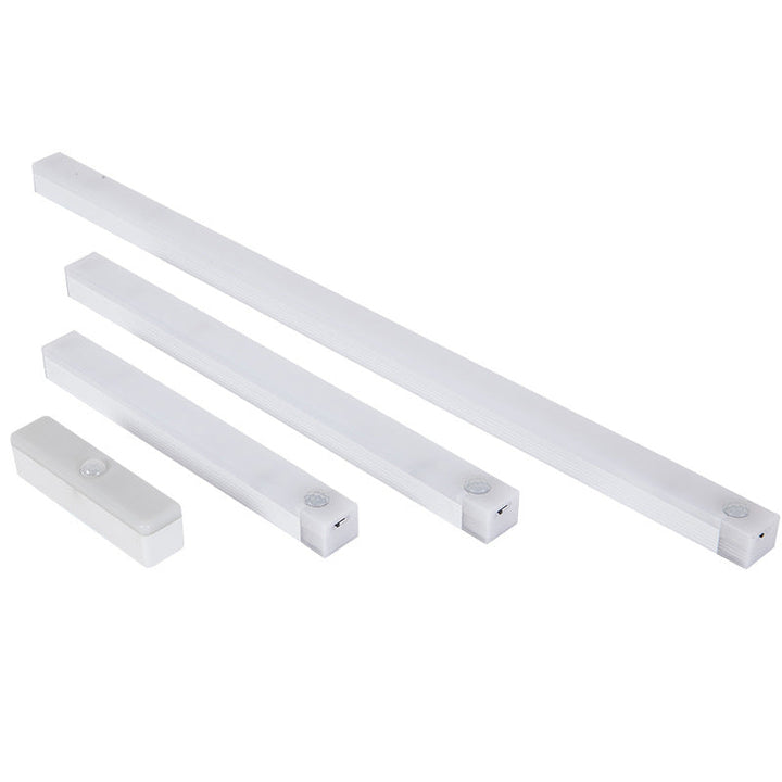 Compact under-cabinet motion sensor LED light, provides convenient illumination for dark spaces