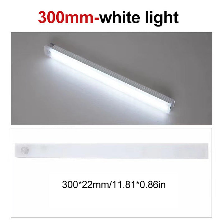 Sleek under-cabinet motion sensor LED light kit, rechargeable and wireless for easy setup