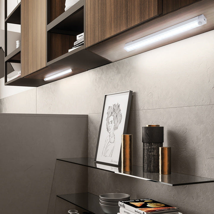 Smart under-cabinet lighting kit, LED with motion activation, easy to install for any cabinet