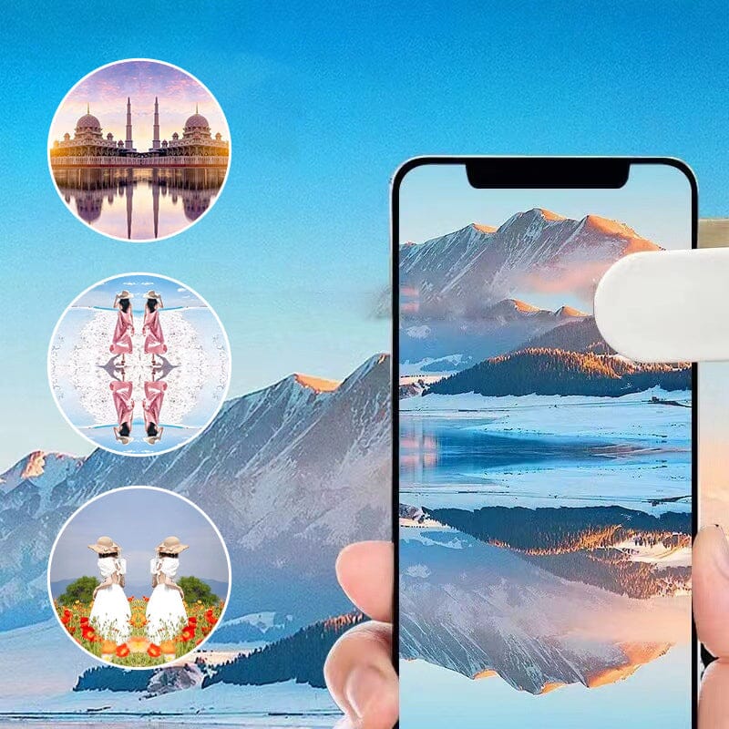 Smartphone lens reflector for vlogging, perfect for mobile photography & content creation
