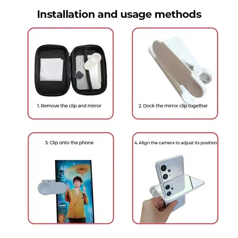 Innovative smartphone reflector, enhances light for better vlogging & photography
