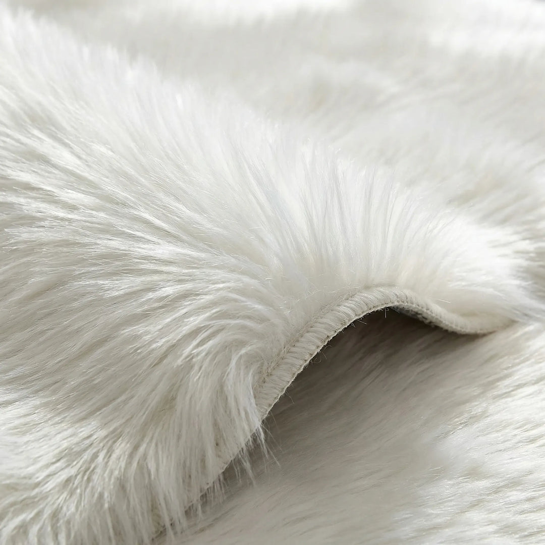 Statement area rug with a unique Flowique wave pattern, ideal for modern home decor.