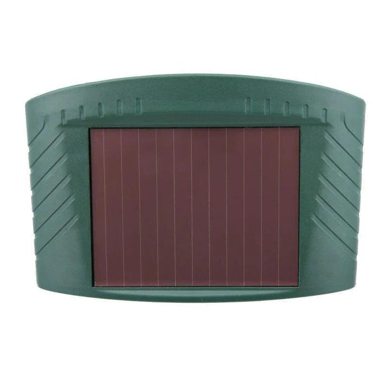 Motion-activated, waterproof ultrasonic animal repeller 4-pack for effective outdoor pest control & security.