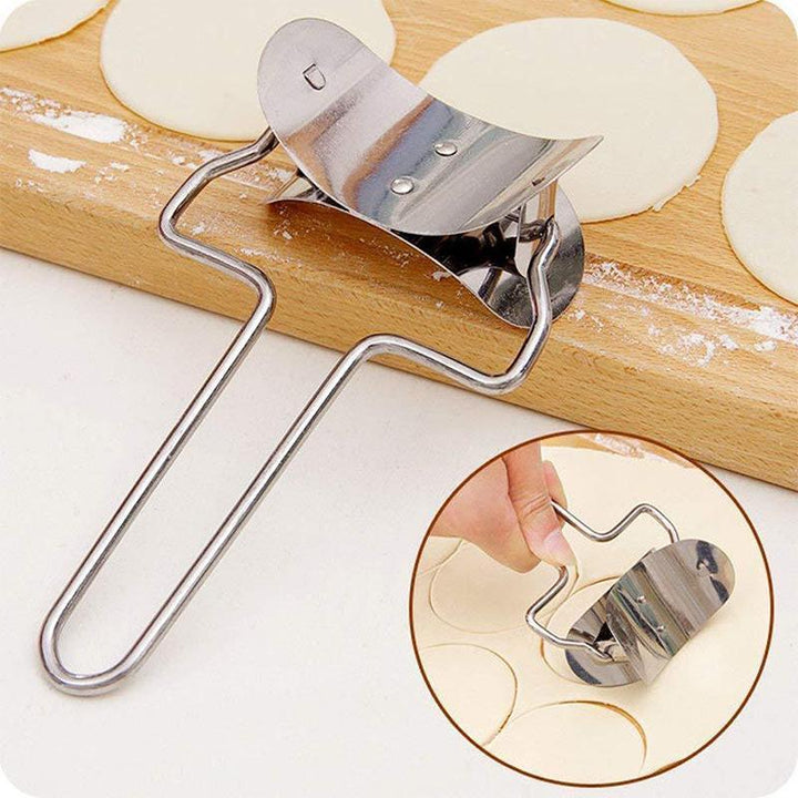 A collection of stainless steel ravioli molds, part of a versatile dumpling maker set for cooking