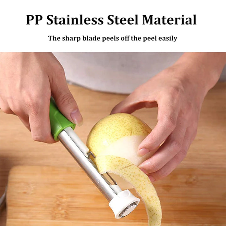 Fruit coring tool, great for apples and pears, makes food prep simple.