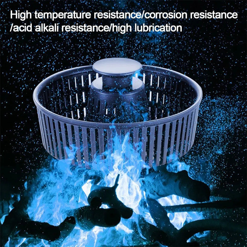 Pack of two kitchen sink drain strainers with effective odor filters for hygiene