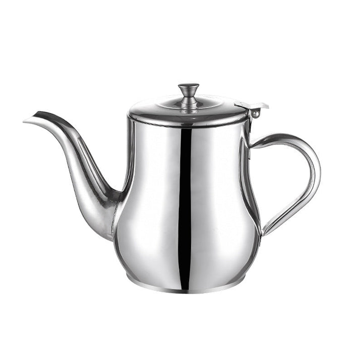 Oil storage pot with a secure lid and easy-grip handle, emphasizing safety and convenience for cooking oil.