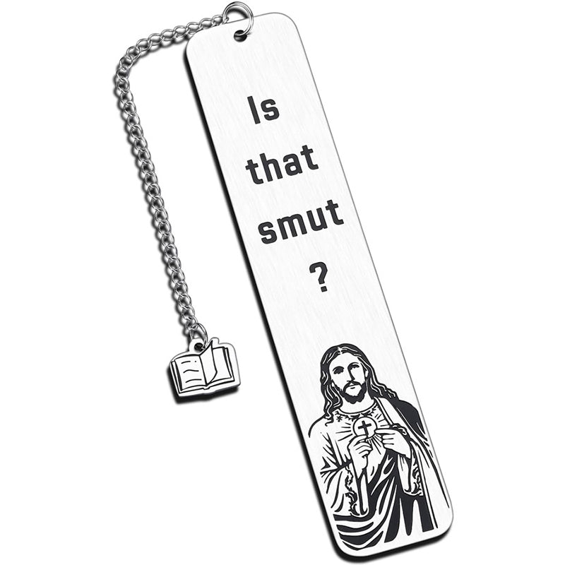 Unique religious stainless steel bookmark, makes finding your page easy and stylish.