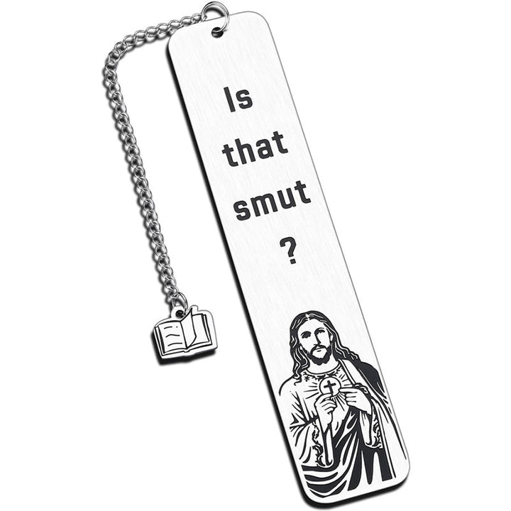 Unique religious stainless steel bookmark, makes finding your page easy and stylish.