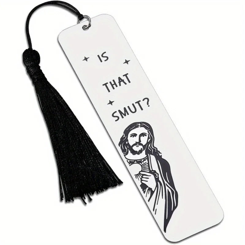 Gift for readers: stainless steel religious bookmark, a practical and meaningful book accessory.