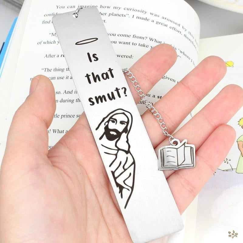 High-quality stainless steel religious bookmark, 'Trust in the Lord' engraved, Christian gift.