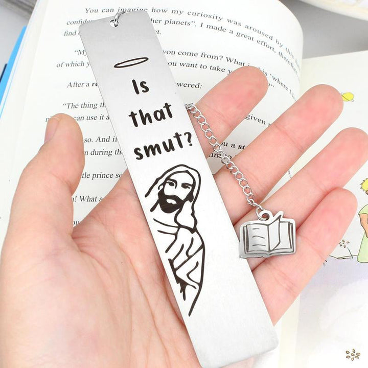 High-quality stainless steel religious bookmark, 'Trust in the Lord' engraved, Christian gift.