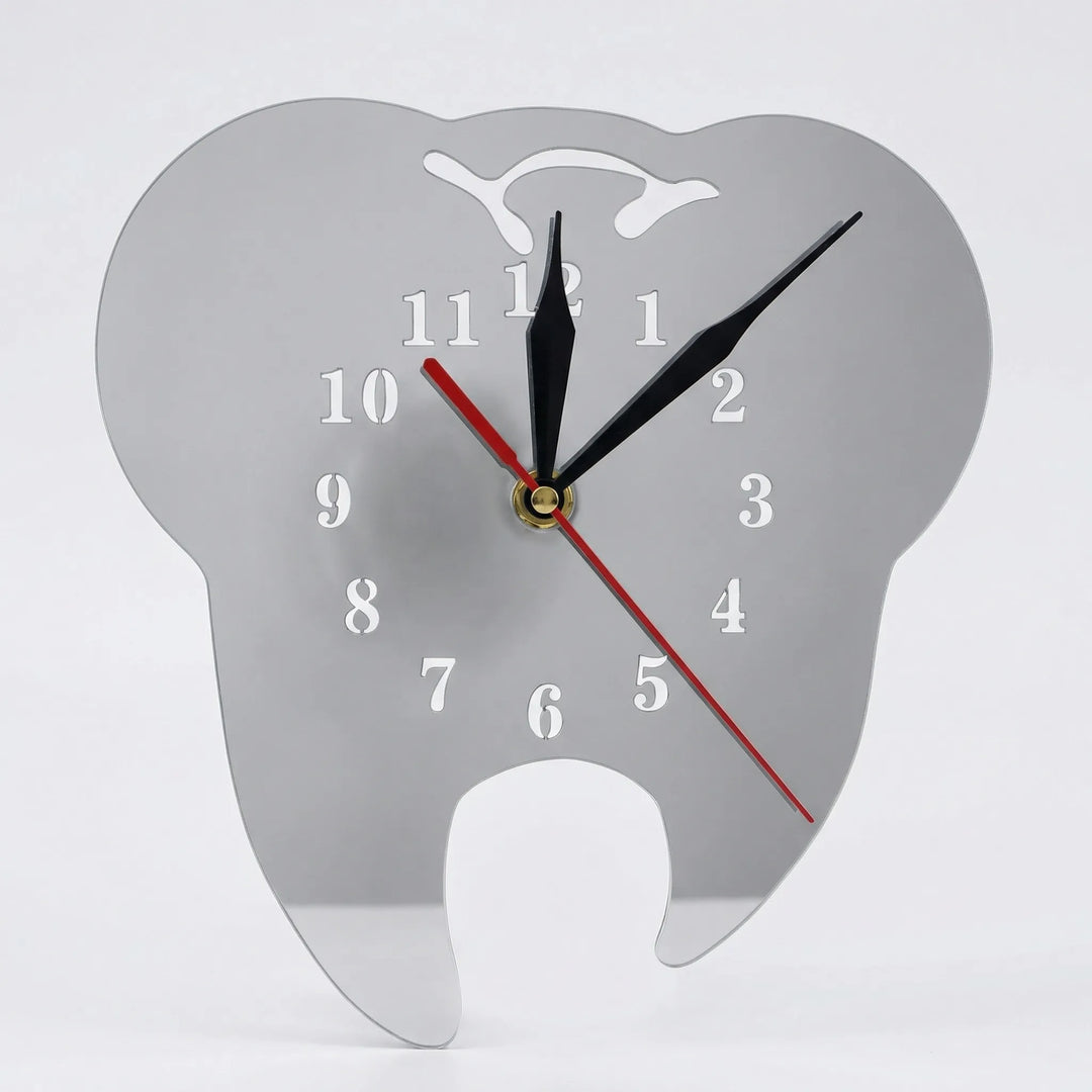 Sleek black bathroom mirror clock with LED lighting, wall mounted, enhancing modern home decor.