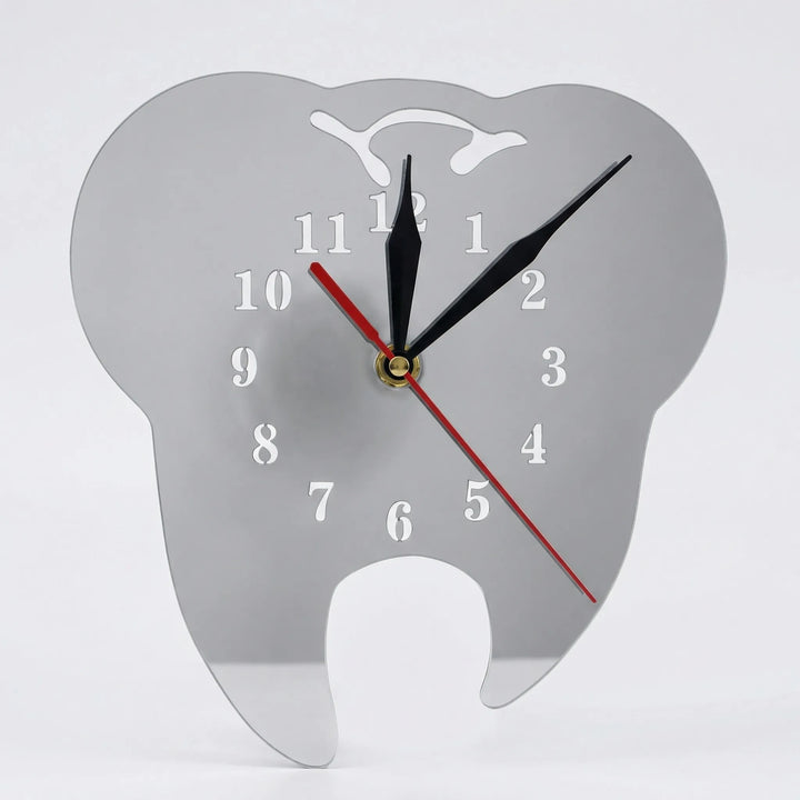 Sleek black bathroom mirror clock with LED lighting, wall mounted, enhancing modern home decor.