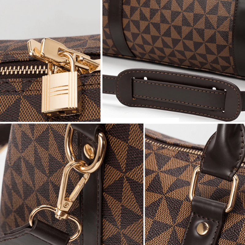 Versatile unisex duffle bag, ideal carry-on for travel, gym, or a stylish weekend trip.
