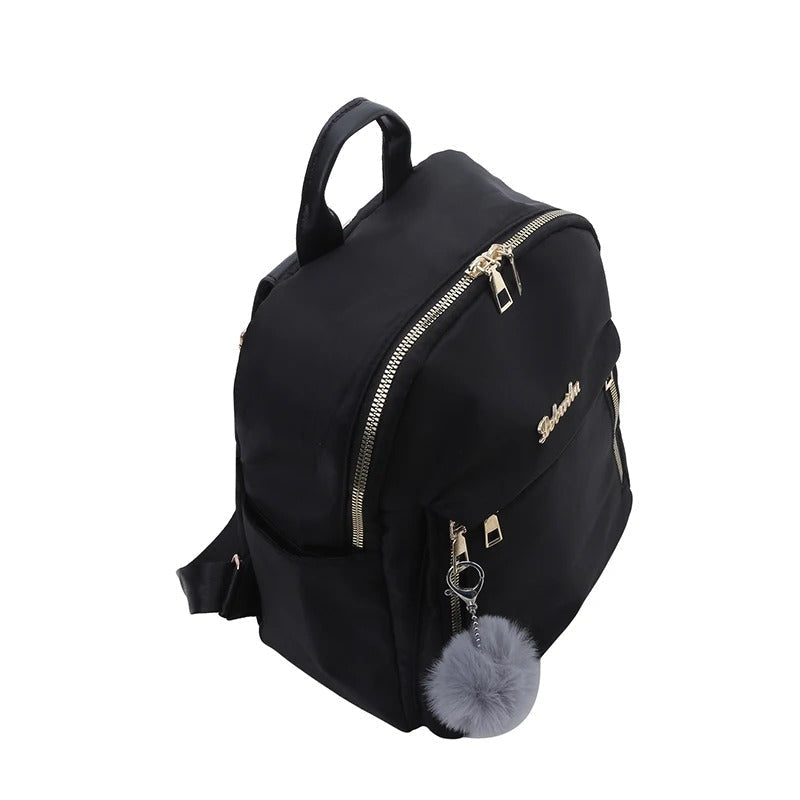 Versatile women's PU leather shoulder bag & travel backpack. Perfect for stylish commuters & daily adventures.