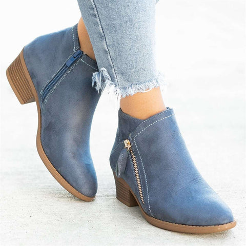 Orthopedic ankle boots for women, offering superior foot support & comfort. Perfect stylish everyday walking boots.
