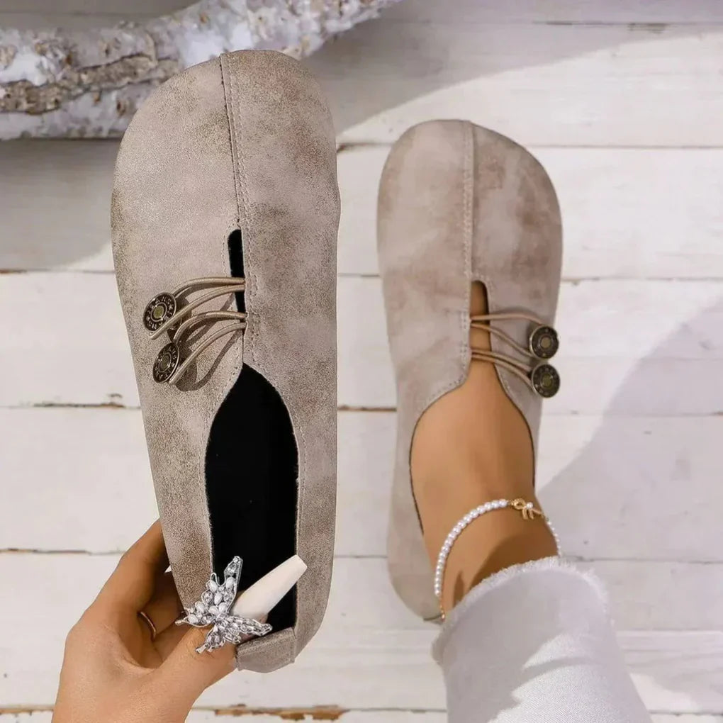 Lightweight women's comfort shoes, orthopedic design provides excellent support for all-day wear.