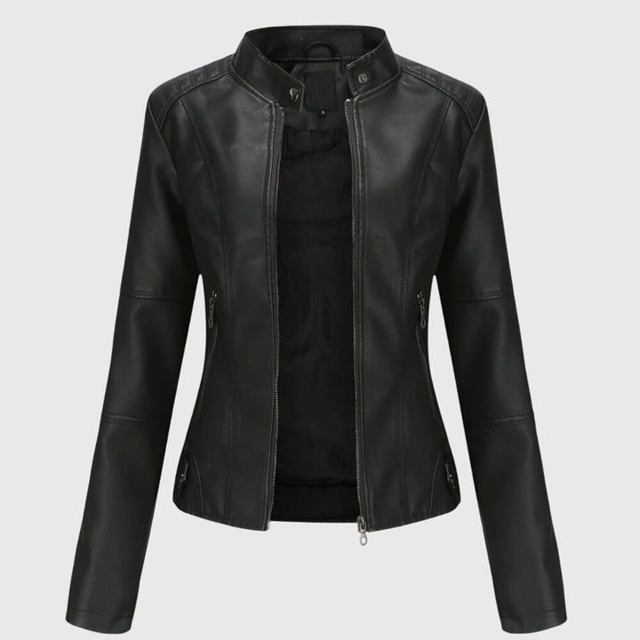 Stylish women's oversized collared shacket jacket with button front, perfect for versatile casual layering.
