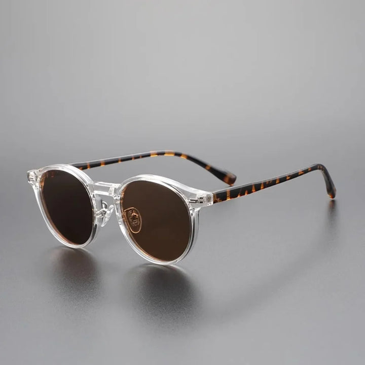 Stylish women's round emerald green UV400 sunglasses, perfect fashion eyewear for sun protection.