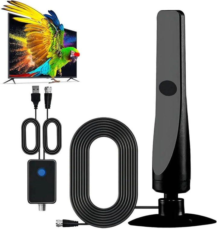 Sleek Tavvita indoor digital TV antenna, ideal for discreet placement, delivers free HD local channels.