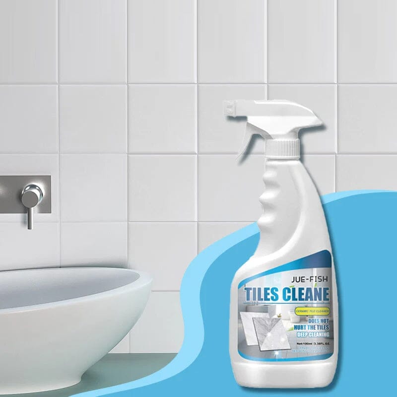 Grout cleaner spray with ergonomic trigger, for effortless deep cleaning of tile surfaces