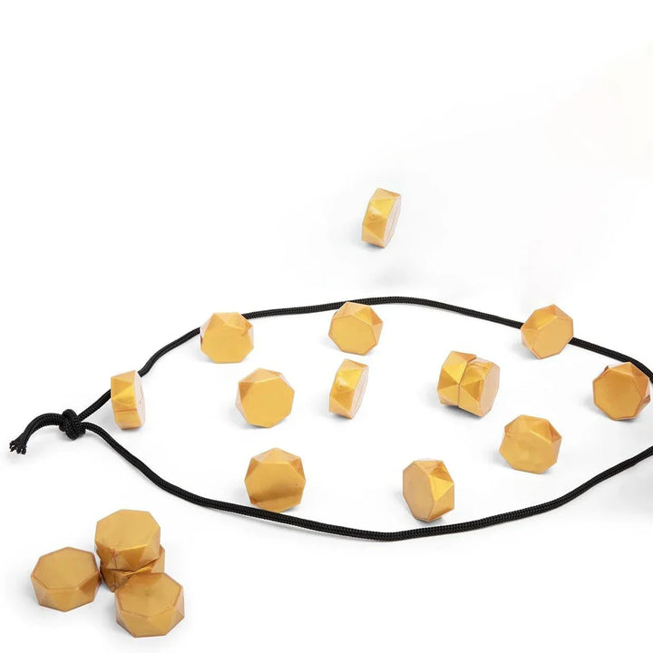 Two player magnetic board game with Goldlurex finish, perfect for strategic fun & family game nights.