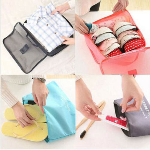 Strong, smooth zippers on travel gear packing cubes. Securely hold vacation essentials & accessories.
