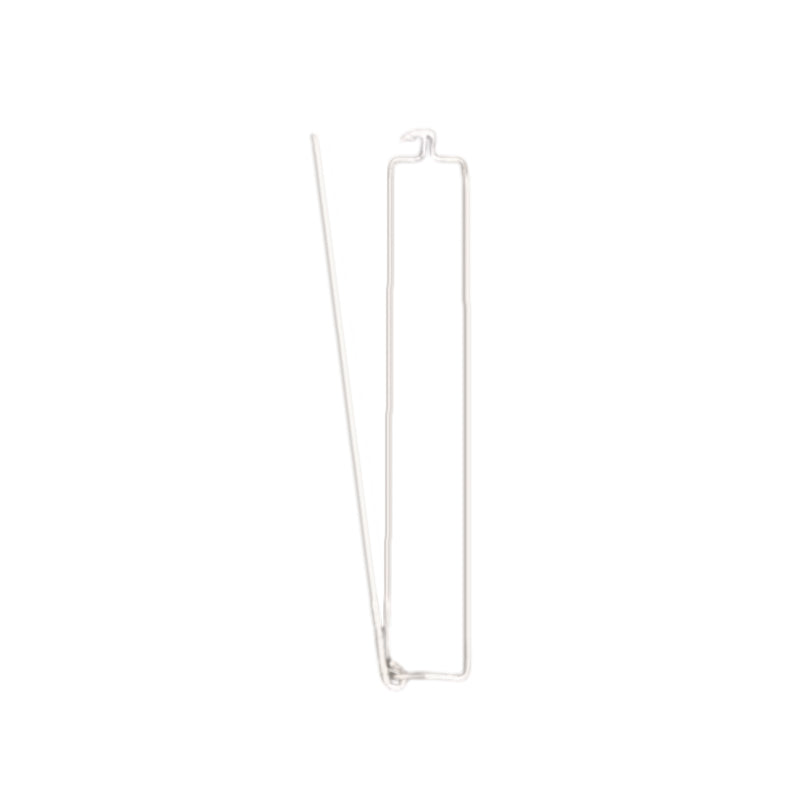 Convenient U-shaped metal skewers, making grilling chicken wings & sausages effortless and enjoyable