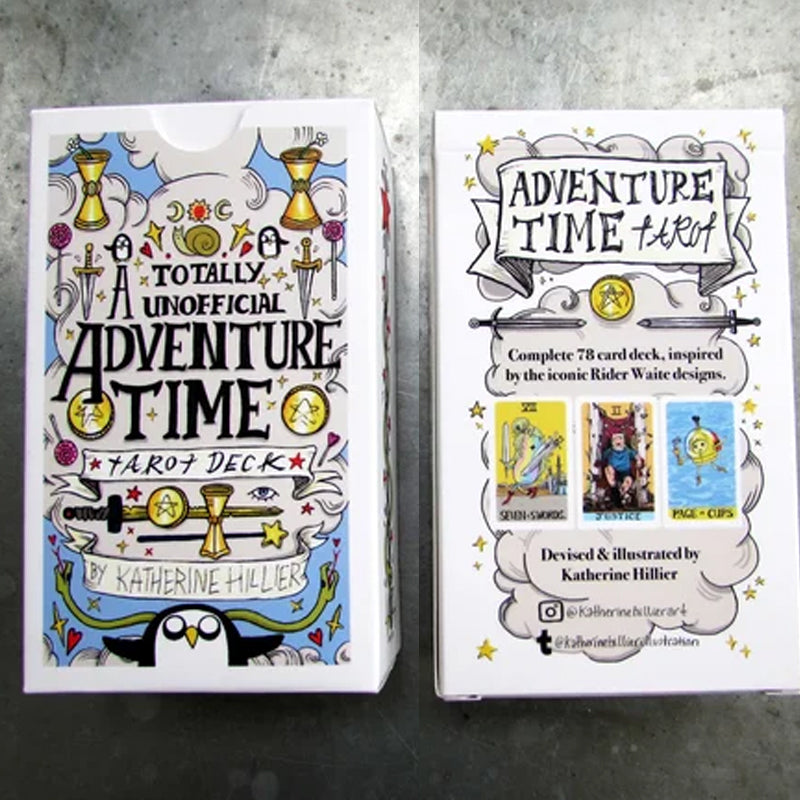 Minor Arcana cards from the unique tarot deck, fanned to reveal the suit's individual artwork