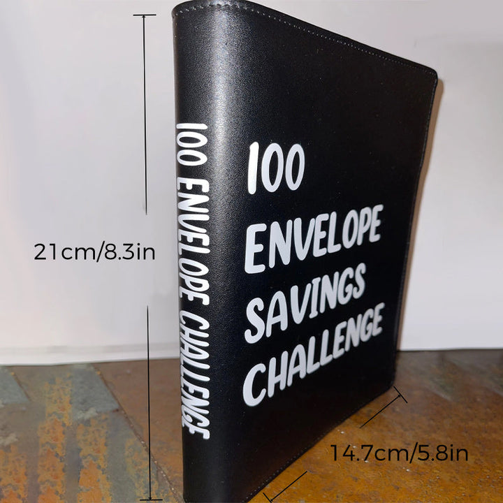 100 Envelope Challenge Binder featuring its durable cover, ideal for long-term personal savings