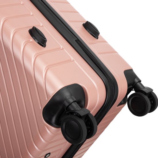 Durable unisex 2-piece hard shell suitcase set, perfect travel bags for all your vacation essentials.