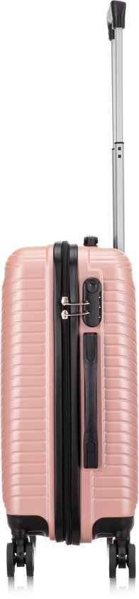 Multi-size hard shell luggage set for organized travel, 2-piece durable suitcases with spinner wheels.