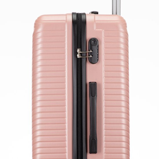 Stylish Santorini blue 2-piece hard shell spinner luggage set, unisex travel bags for any journey.